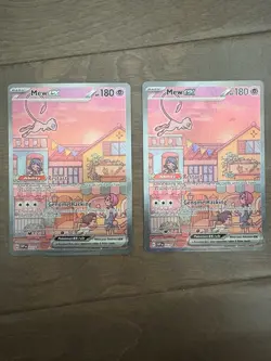 Pokemon TCG Mew ex #053 Sv Scarlet & Violet Black Star Promo Card Holo - Image 1