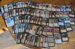 Magic The Gathering (MTG) Vintage 100 Card Lot,90s,Various Artists,No Duplicates - Image 1