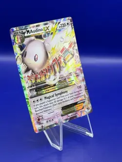 Pokemon TCG Mega M Audino EX 85/124 XY Fates Collide 2016 Card - Image 2