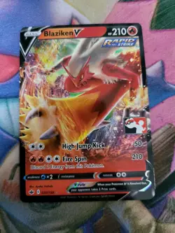 Pokemon Card Blaziken V 020/198 Play! Prize Pack Series 1 Near Mint - Image 1