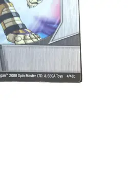 Low Energy 4/48b BA199-GA-SM-GBL Bakugan Battle Brawlers Metal Card - Image 2
