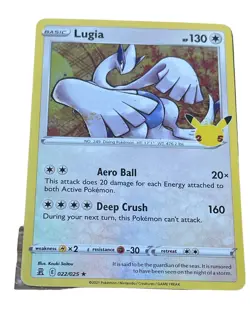 Lugia 022/025 - Celebrations - Holo Pokemon Card - Near Mint (NM) PM-11 - Image 1