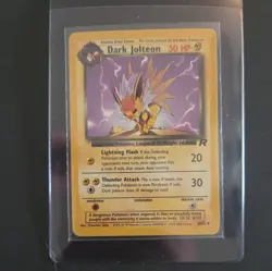 Pokemon Card - Dark Jolteon Team Rocket 1st Edition 38/82 Uncommon - Image 1