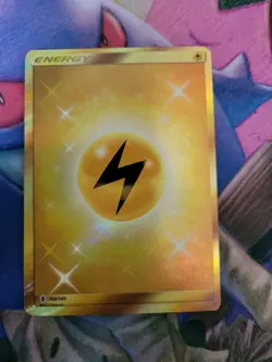 ⭐ 168/145 Lightning Energy Guardians Rising - Gold Pokemon Card Holo ⭐ - Image 1