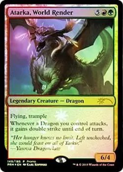 Atarka, World Render (Resale Walmart) FOIL Promo HEAVILY PLD CARD ABUGames - Image 1
