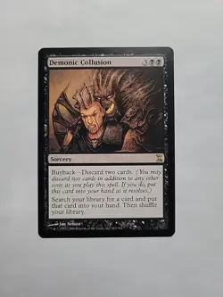 MTG - Demonic Collusion _ Time Spiral Regular Rare #103 - Image 1