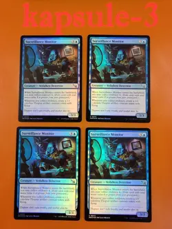 4x Surveillance Monitor | FOIL | Murders at Karlov Manor | MTG Magic Cards - Image 1