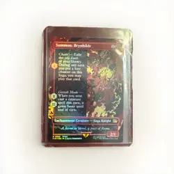 Summon: Brynhildr (Borderless Foil) Final Fantasy MTG English - Image 2