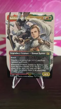 MTG Balthier and Fran (Borderless) (0393) Final Fantasy 393 FFXII FF12 NM - Image 1