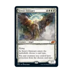 WOTC MtG Modern Horizons 2 Serra's Emissary (Showcase) (MR) NM - Image 1