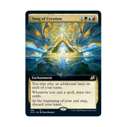 WOTC MtG Ikoria Lair of Behemoths Song of Creation (Extended Art) (R) NM - Image 1