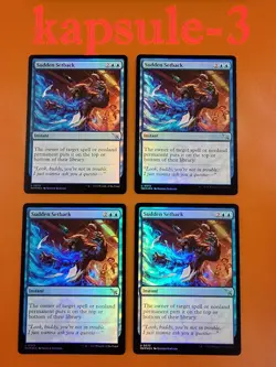 4x Sudden Setback | FOIL | Murders at Karlov Manor | MTG Magic Cards - Image 1