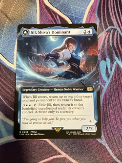 Jill, Shiva's Dominant - (Extended Art) Final Fantasy MTG English - Image 1