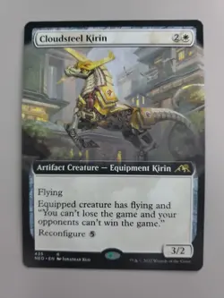 MTG Cloudsteel Kirin Kamigawa: Neon Dynasty Extended Art Rare - Image 1