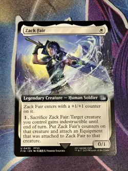 Zack Fair (Extended Art) Final Fantasy Magic MTG English - Image 1