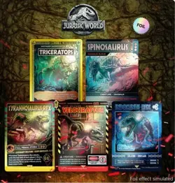 Magic the Gathering (MTG) Secret Lair x Jurassic World: Life Breaks Free Foil - Image 1