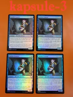 4x Furtive Courier | FOIL | Murders at Karlov Manor | MTG Magic Cards - Image 1