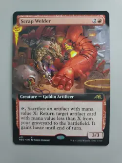 MTG Scrap Welder Kamigawa: Neon Dynasty Extended Art Rare - Image 1
