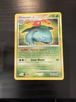 2007 Pokemon TCG - Secret Wonders - Venusaur Non Holo Rare - 20/132 - LP - Image 1