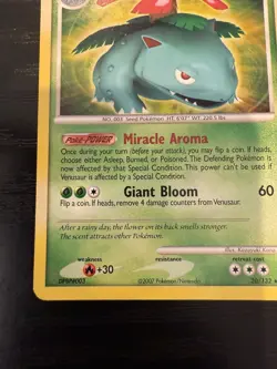 2007 Pokemon TCG - Secret Wonders - Venusaur Non Holo Rare - 20/132 - LP - Image 2