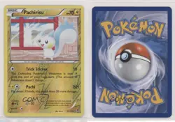 Pachirisu Reverse Foil Pokemon XY Phantom Forces #25 u3f - Image 3