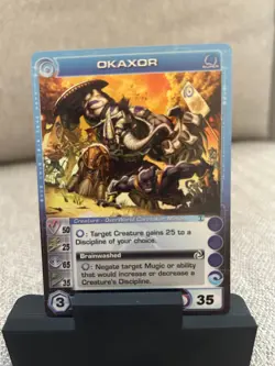 CHAOTIC SUPER RARE OKAXOR CARD - Image 1