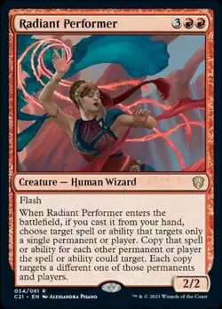 Radiant Performer - Light Play MTG Commander 2021 Strixhaven - Image 1