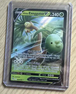 Pokemon - Alolan Exeggutor V - Pokemon GO - Holo - Ultra Rare - 005/078 - MINT - Image 1