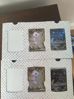 Pack of 2 Pokemon 151 Promo Set from UPC missing Mew illustration rare. - Image 1