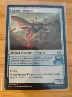 MTG Spotter Thopter 080 The Brothers' War M/NM Free UK P&P - Image 1