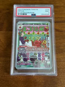 Pokemon SSP Surging Sparks Clobbopus Illustration Rare IR 207/191 PSA 9 - Image 1