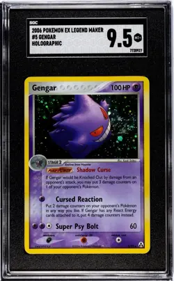 Pokemon Gengar 5/92 Holo EX Legend Maker - SGC 9.5 - Image 1