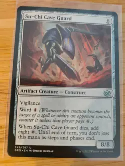 MTG Su-Chi Cave Guard 249 The Brothers' War M/NM Free UK P&P - Image 1