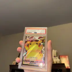 POKEMON 2021 Celebrations Promo VMax PIKACHU VMAX Full Art #SWSH062 PSA 10 - Image 3