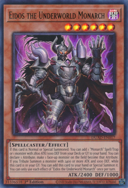 Eidos the Underworld Monarch (DUAD-EN017) - Ultra Rare First ed. Yu-Gi-Oh! - Image 1