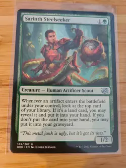 MTG Sarinth Steelseeker 189 The Brothers' War M/NM Free UK P&P - Image 1