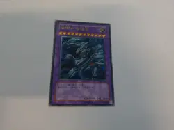 Yugioh-Blue Eyes Ultimate Dragon-SDX-001-Replica-Japanese Holo DAMAGED - Image 1