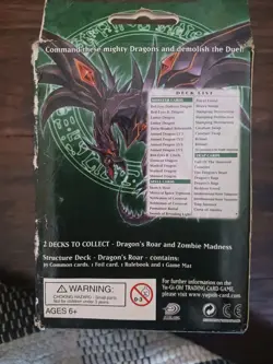 YUGIOH 1ST ED DRAGON'S ROAR STRUCTURE DECK ENGLISH FACTORY SEALED - Image 2