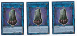 Yugioh! 3x G Golem Stubborn Menhir BLCR-EN043 Ultra Rare 1st Ed NM - Image 1