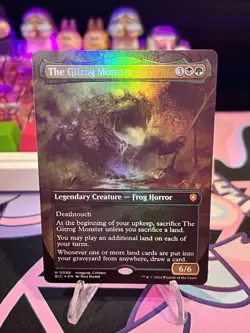FOIL The Gitrog Monster - Borderless - Bloomburrow - BLC MTG - Image 1