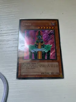Vintage Yugioh TCG Jinzo BPT-011 Secret Rare Promo Tin Card MP - Image 3
