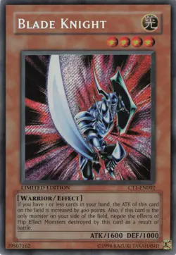 Yugioh Blade Knight CT1-EN002 Secret Rare LP - Image 1