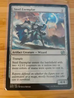 MTG Steel Exemplar 246 The Brothers' War M/NM Free UK P&P - Image 1