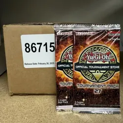 Yugioh OTS 27 TOURNAMENT PACK FACTORY SEALED CASE BOX of 100 Sealed Packs - Image 2