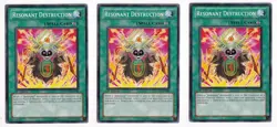 3x RESONANT DESTRUCTION SPELL CARD 1st Ed EXVC-EN048 COMMON YUGIOH NM - Image 1