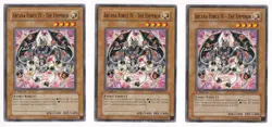 3 Arcana Force IV - The Emperor LODT-EN011 3 x3 Yugioh Yu Gi Oh! Playset 1st Ed - Image 1