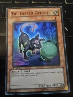 1x YuGiOh TCG The Fabled Catsith HA04 EN007 Trading Card Game - Image 1
