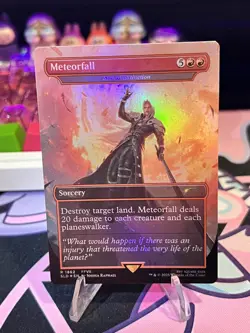 Star of Extinction "Meteorfall" - Rainbow Foil Extended Art SLD NM MTG - Image 1