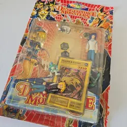 Dungeon Dice Monsters Yu Gi Oh! Holographic Card & 4 Figures - Image 2