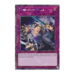 Yu-Gi-Oh! Dimension Wall (Platinum Secret Rare) - Quarter Century Stampede - Image 1
